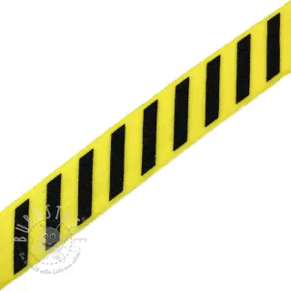 Elastisches Schrägband Polyamid STRIPE 20 mm yellow