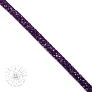 Lurexkordel 10 mm purple