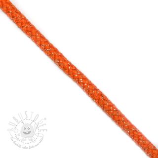 Lurexkordel 10 mm orange