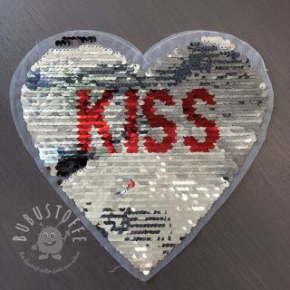 Pailletten reversibel Heart kiss