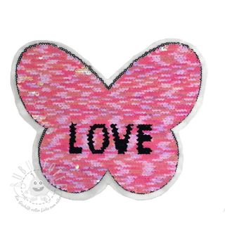 Pailletten reversibel Butterfly love