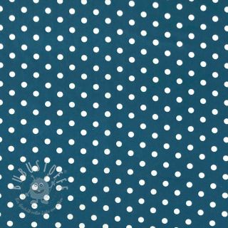 Baumwollstoff Dots indigo