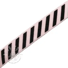Elastisches Schrägband Polyamid STRIPE 20 mm light pink