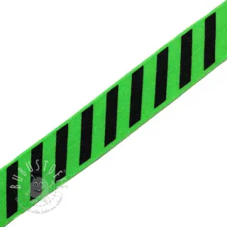 Elastisches Schrägband Polyamid STRIPE 20 mm green