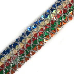 Bänder Sequin MULTI cobalt