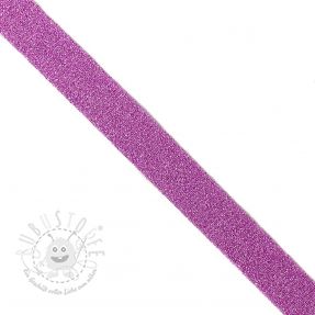 Schrägband LUREX lilac