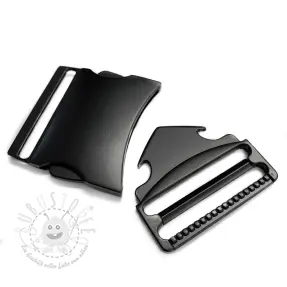Metall-Steckschnalle 40 mm black