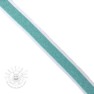 Strickborte Webband LUREX mint