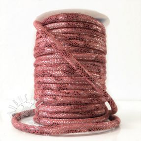 Wildlederkordel Glitter old pink