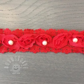 Spitzen Tüll red