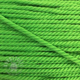 Baumwollkordel 5 mm neon green