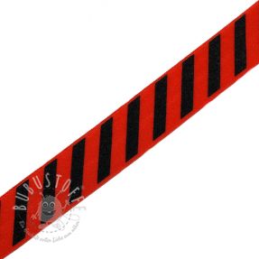 Elastisches Schrägband Polyamid STRIPE 20 mm red