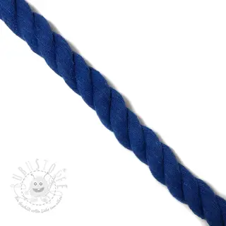 Baumwollkordel 2,5 cm cobalt