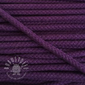 Baumwollkordel 8 mm purple