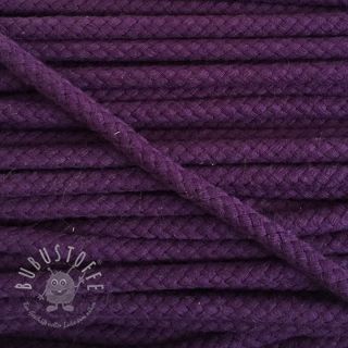 Baumwollkordel 8 mm purple