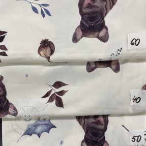 Stoffreste digi print jersey 1460