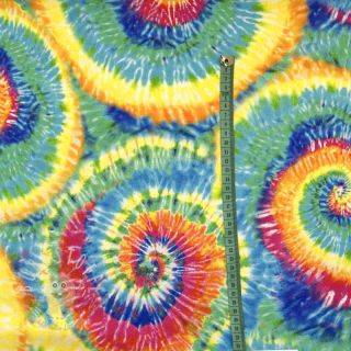 Dekostoff premium Luxe rainbow swirl digital print