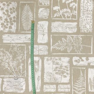 Dekostoff Linenlook Herbarium patch