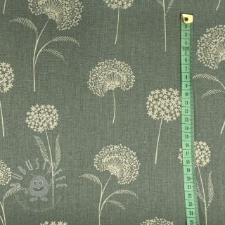 Dekostoff Linenlook Elegant dandelion soft green
