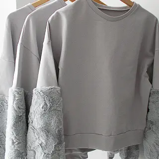 Kunstfell light grey