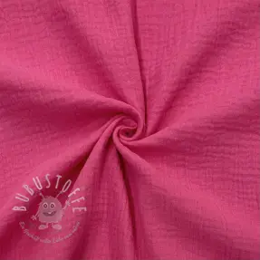 Double gauze/musselin fuchsia