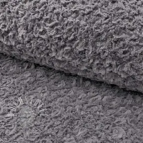 Kunstfell Curly grey