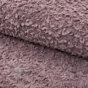 Kunstfell Curly mauve
