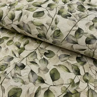Dekostoff Linenlook Poplar leaves
