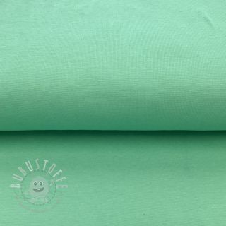 Baumwoll Bündchenstoff glatt pastel green ORGANIC