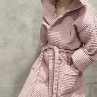 Waffelstoff old rose