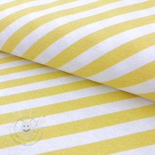 Dekostoff Stripes pastel yellow 2.Klasse
