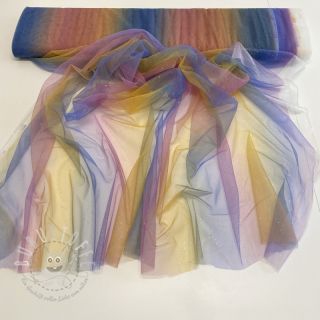 Feintüll Rainbow glitter design C