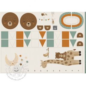 Dekostoff Kids room deco PANEL linenlook digital print