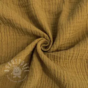 Double gauze/musselin ochre