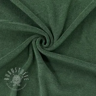 Frottee elastisch dark green