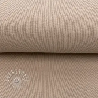 Baumwoll Bündchenstoff RIB sand ORGANIC