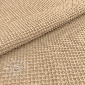 Waffelstoff light sand