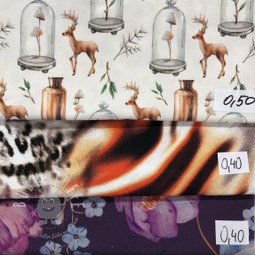 Stoffreste digi print jersey 852