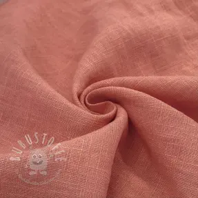 Leinenstoff gewaschen old rose