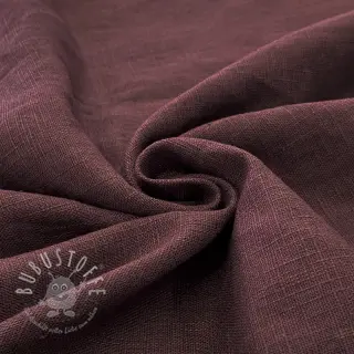 Leinenstoff gewaschen old purple