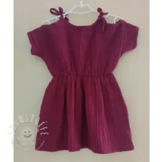 Double gauze/musselin berry