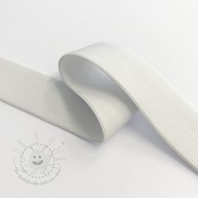 Gummiband 2,5 cm off white