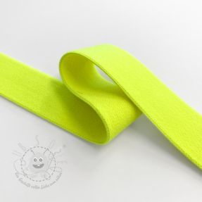 Gummiband 2,5 cm neon yellow