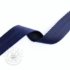 Gurtband 2,5 cm dark blue