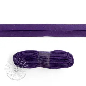 Schrägband baumwoll - 3 m purple