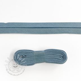 Schrägband baumwoll - 3 m steel blue