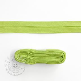 Schrägband baumwoll - 3 m lime