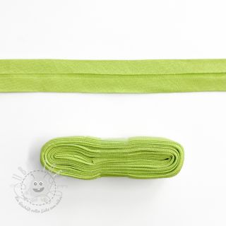 Schrägband baumwoll - 3 m lime