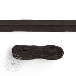 Schrägband baumwoll - 3 m dark choco