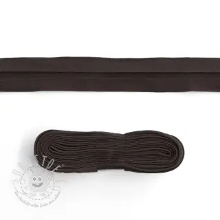 Schrägband baumwoll - 3 m dark choco